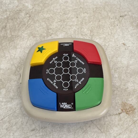 Vintage 1987 Vtech Mini Wizard Electronic Game Multiple Players Tested & Working - Picture 3 of 7